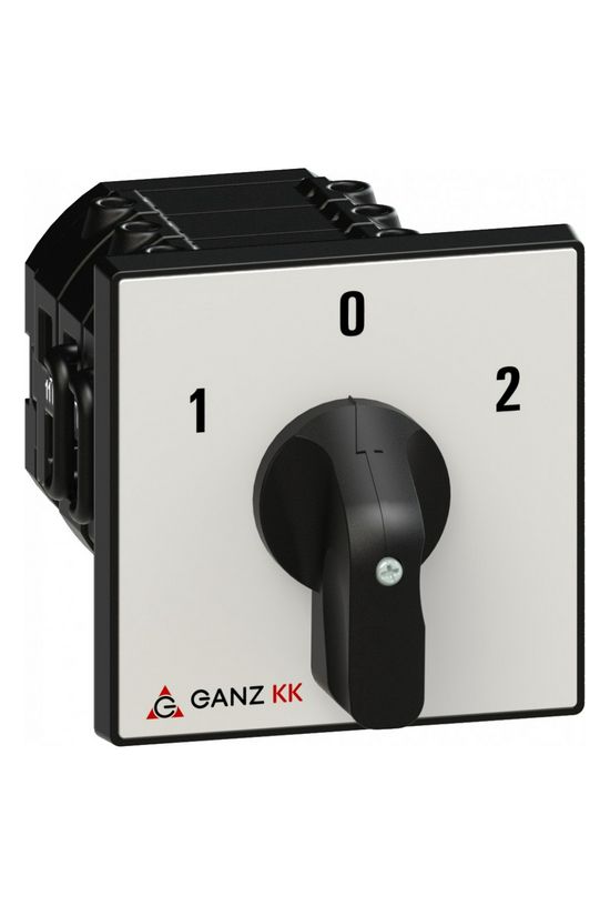 Terhelés irányváltó kapcsoló 3P 63A előlapra KK2-63-6008 Ganz KK - 903-6008-701