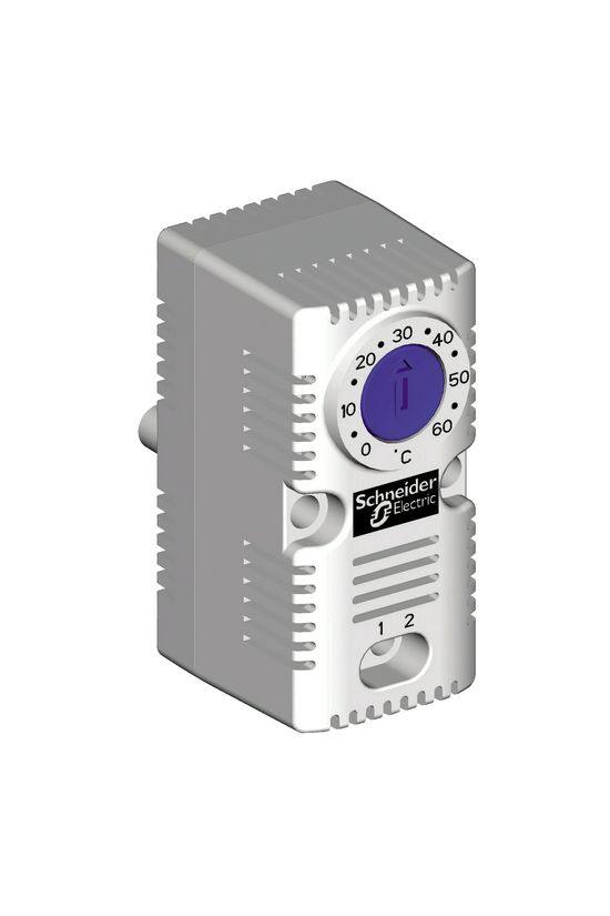 Termosztát sorolható hűtés 0-60°C 10A 250V záró ClimaSys CC Schneider - NSYCCOTHO