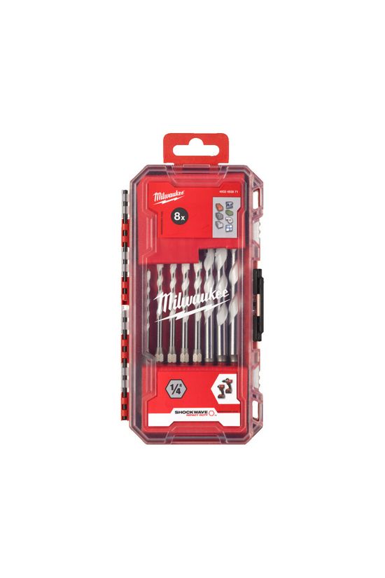 Többfunkciós fúrószár készlet 8db 1/4