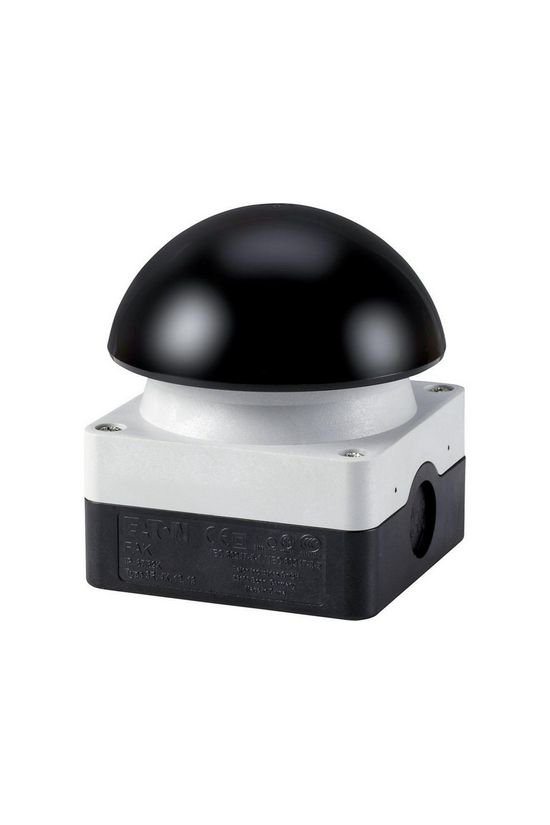 Tokozott láb/tenyér gomba-nyomó 1z visszaugró fekete IP67/IP69K FAK-S/KC10/I EATON - 115963