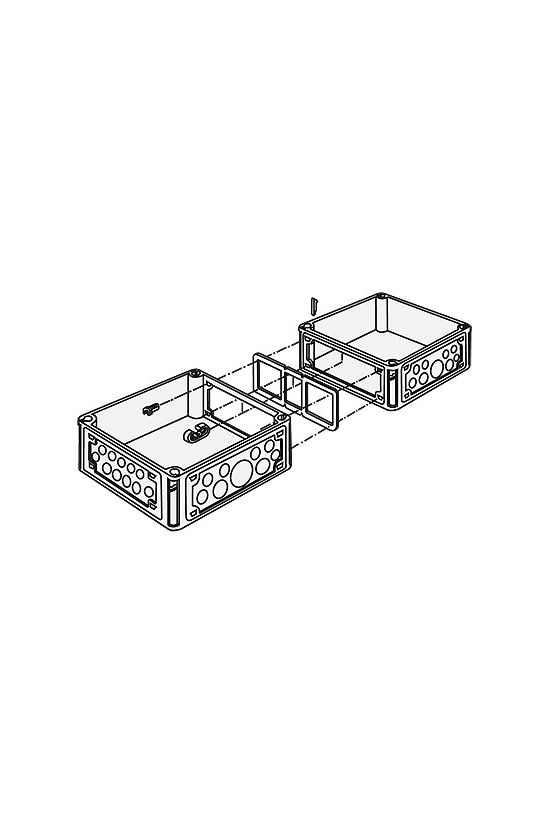 Tömítőkészlet Mi szekrények összeépítéséhez 300mm-sz 150mm-ma MiWD2 ENYMETER Hensel - 2000311