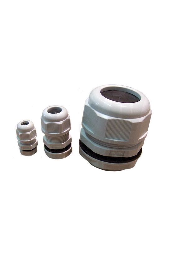 Tömszelence M 20 ellenanyával 6,5-14mm-kábelátmérőhöz műanyag világosszürke TRACON - MG-20