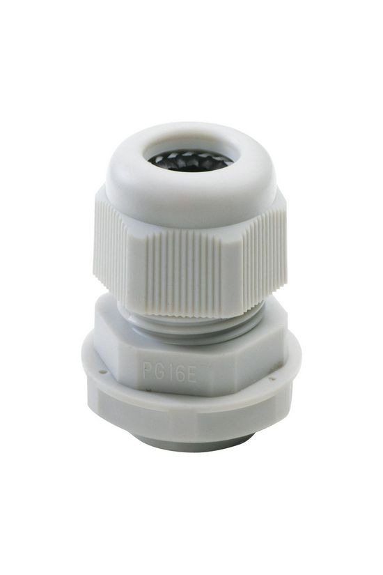 Tömszelence PG 13.5 ellenanyával 6mm-kábelátmérőhöz műanyag kezeletlen világosszürke RK GEWISS - GW52074