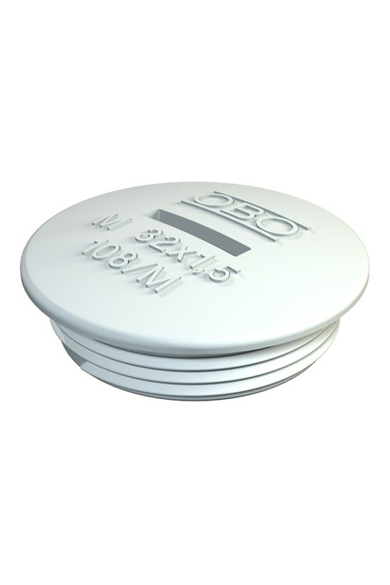 Tömszelence záródugó tömszelencéhez M 32 műanyag világosszürke 108 M32 PS OBO-BETTERMANN - 2033021