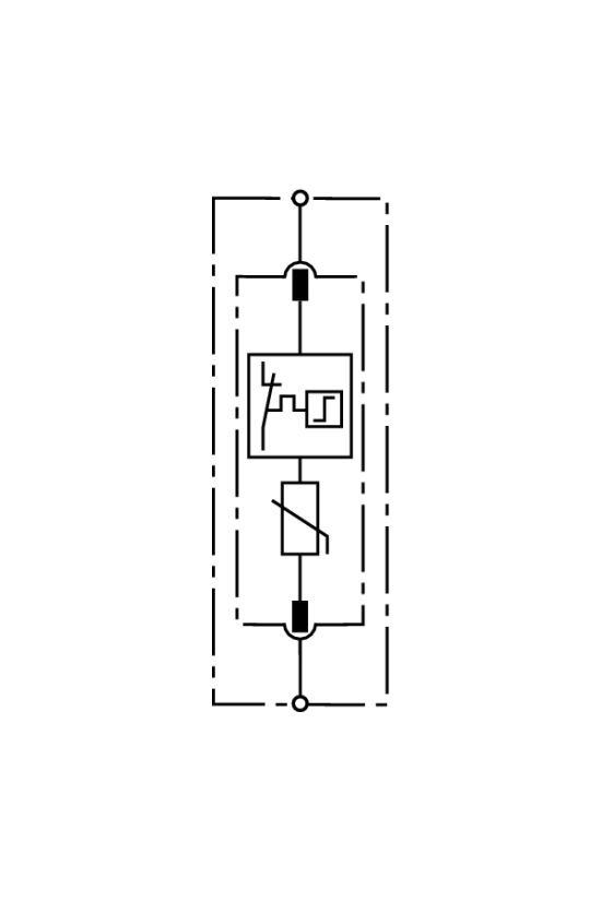 Túlfeszültség-korlátozó DEHNguard C 1P T2 TNC TN-S TN-C-S TT TN 230V/AC 40kA 1M DG S 275 DEHN - 952070