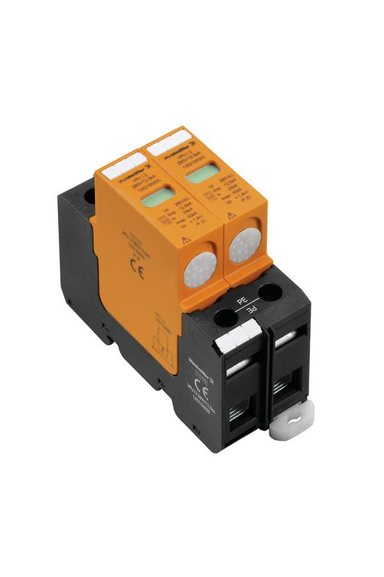 Túlfeszültség-levezető dugaszolható kombi T1+T2 2P T2 230V/AC 2M VPU I 2 280V/12,5KA Weidmüller - 1352150000