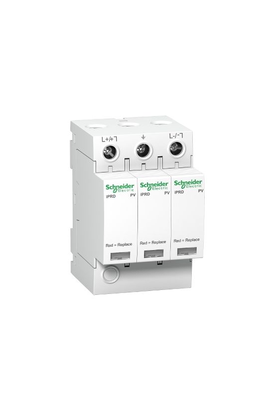 Túlfeszültség-levezető dugaszolható 2P T2 DC 1000V/DC 1000V/PV-DC 6M Acti9 iQuick PRD Schneider - A9L40281