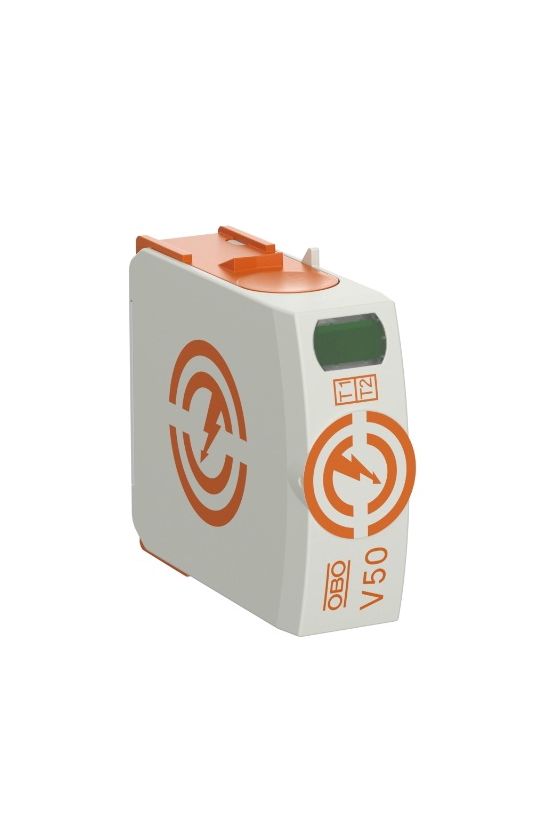 Túlfeszültség-levezető kombi 1P T1+T2 230V/AC 1M 12.5kA-imp(10/350) V50-0-280 OBO-BETTERMANN - 5093508