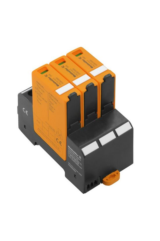 Túlfeszültség-levezető szolár 3P T2 DC 1000V/DC 3M B+C 3P (DC) VPU Weidmüller - 2530610000