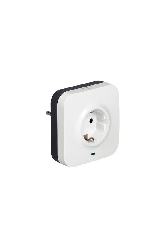 Túlfeszültségvédő dugaljadapter III (D) 2P+F dugalj+2xRJ45(IN/OUT) 230V/AC 1.5kA LEGRAND - 694670
