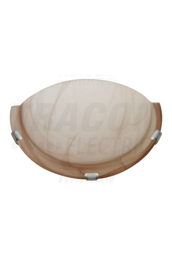 UFO lámpatest fali falonkívüli 1x 60W 230V E27 IP20 nem szükséges-előtét TRACON - UFO-F-B