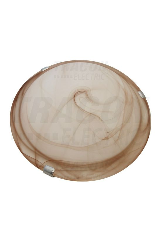 UFO lámpatest mennyezeti falonkívüli 1x 60W 230V E27 IP20 nem szükséges-előtét TRACON - UFO-1-B