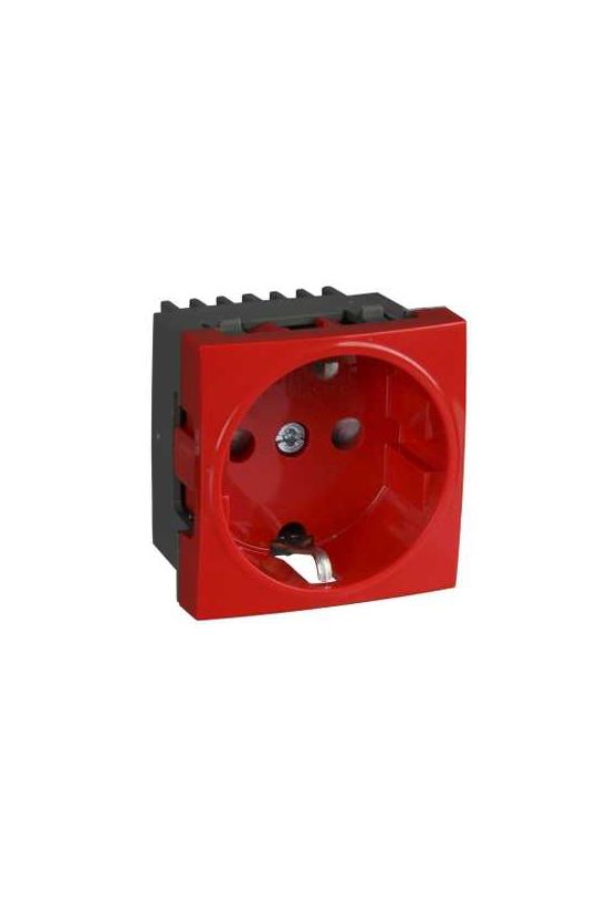 Ultra 162 dugalj csapófedéllel gyerekzárral piros IP40 süllyesztett Ultra Schneider - ETK21045ER