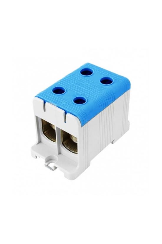 Univerzális sorkapocs N kék 16-95mm2Cu/Alu 1P csavaros 4csatl./>25 mm2 UK 95/2 N Pollmann - 2090205