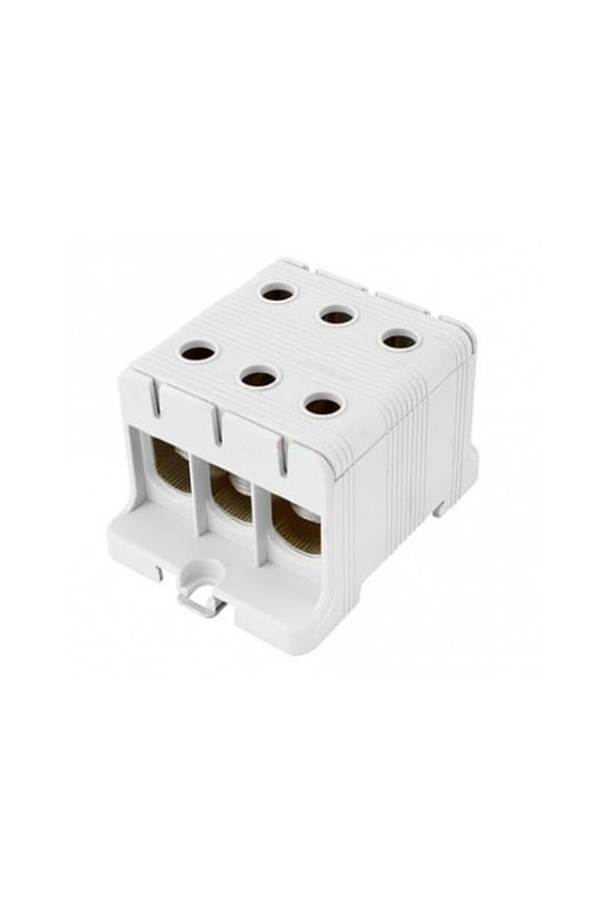 Univerzális sorkapocs szürke 2,5-50mm2Cu 6-50mm2Alu 1P csavaros UK 50/3 A Pollmann - 2090304