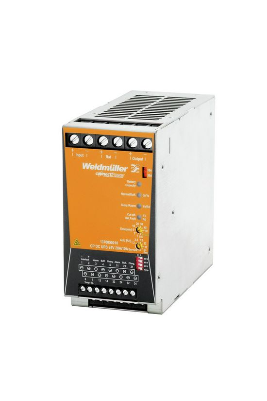 UPS vezérlő  CP DC UPS 24V 20A/10A Weidmüller - 1370050010