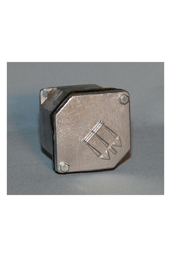 Üres doboz alumínium 100mmx 100mmx 64mm IP54 zártfedlél kültéri Govill - AD-100