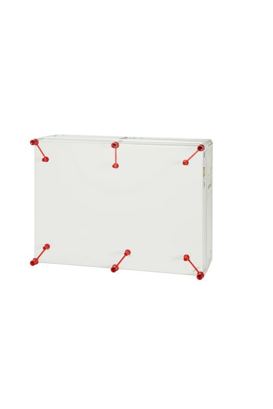 Üres elosztómodul csoportos mérőhelyhez plombálható falonkívüli műanyag fedél Mi 0601-CS Hensel - 1092003