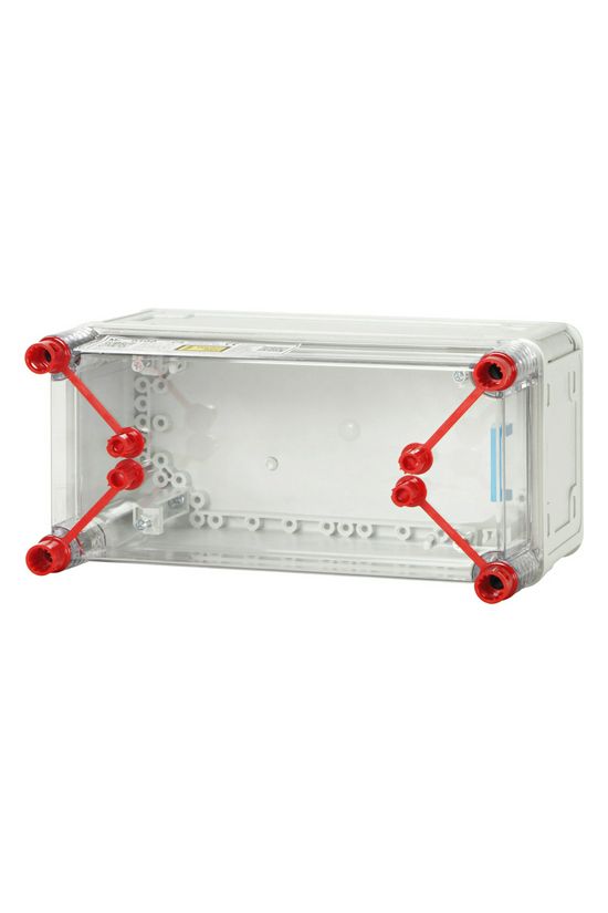 Üres elosztómodul takarólappal (csoportos mérőhelyhez) falonkívüli műanyag Mi 0100-CS Hensel - 1091996