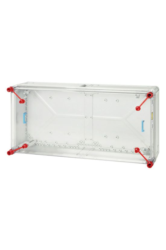 Üres elosztómodul takarólappal (csoportos mérőhelyhez) falonkívüli műanyag Mi 0400-CS Hensel - Mi0400-CS