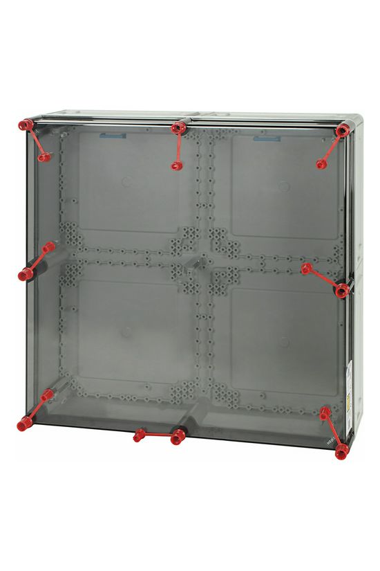 Üres elosztómodul takarólappal (csoportos mérőhelyhez) falonkívüli műanyag Mi 0800-CS Hensel - Mi0800-CS