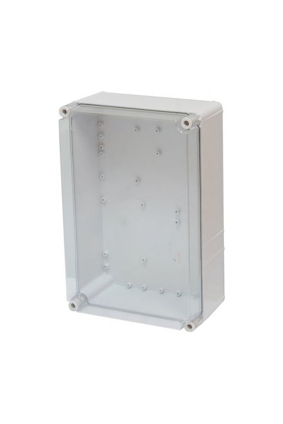 Üres szekrény átlátszó fedéllel műanyag 450mmx 300mmx 170mm IP65 PVT 3045 - ÁF Csatári Plast - CSP32000000