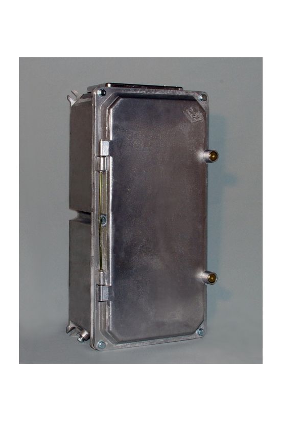 Üres szekrény nyitható alumínium 540mmx 270mmx 165.5mm IP54 zártfedlél szerelőlappal Govill - A2 20 NY