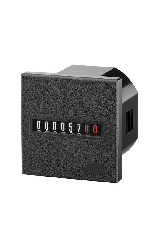 Üzemóraszámláló előlapba ütésálló digitális kvarc 230V/ AC 99999h IP52 H57 Kübler - 3.220.401.075