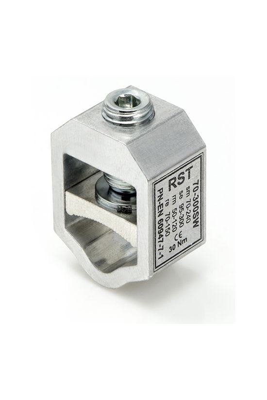 V-kengyel csatlakozó alu/ónozott bronz (AlMgSi) 50-300mm2 35x23x49mm Apator - 70-300SW