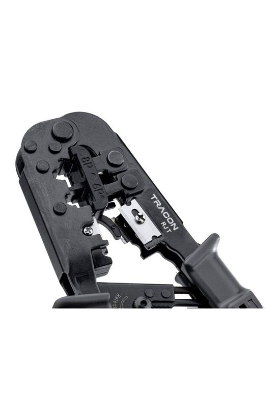 Présfogó +vágó +csupaszító +RJ45/11/12-teszter vágóval csupaszolással TRACON - RJT