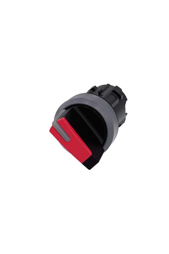 Választókapcsoló fej műanyag d22 0-I világító működtetőkaros 2-állású piros SIRIUS ACT SIEMENS - 3SU1032-2BF20-0AA0