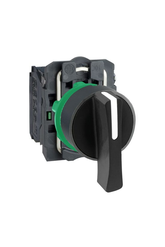 Választókapcsoló komplett műa. d22 3-állású 2-z hosszú forgatókaros fekete Harmony XB5 Schneider - XB5AJ33