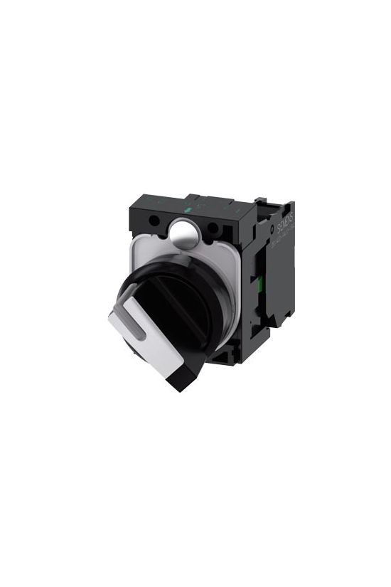 Választókapcsoló komplett műanyag d22 0-I 2-állású világító 1z működtetőkaros SIRIUS ACT SIEMENS - 3SU1100-2BF60-1BA0