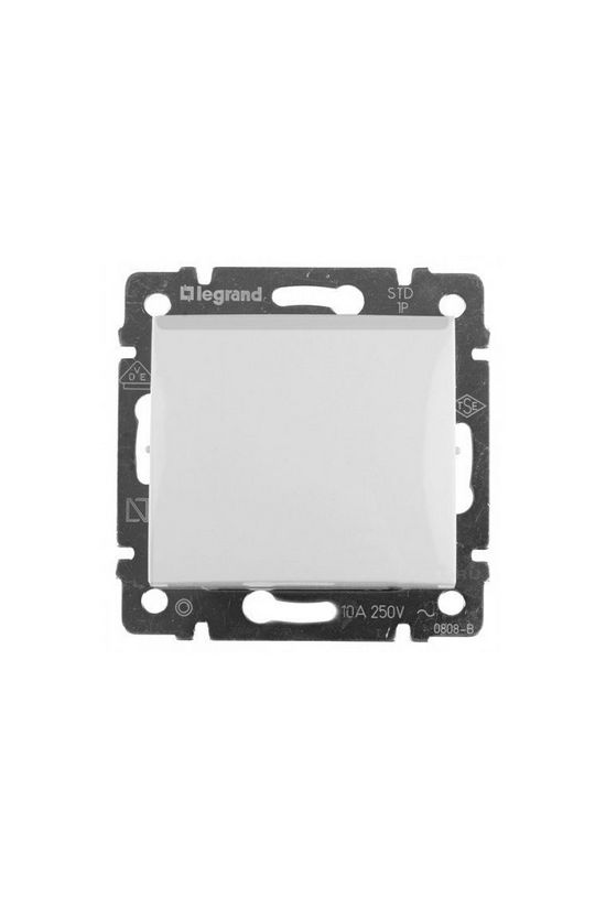 Valena 101 1P hotelkártya-kapcsoló betét közp. fedéllel fehér süllyesztett csavaros IP31 LEGRAND - 774235