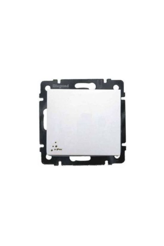 Valena 101 1P kapcsoló betét közp. fedéllel fehér süllyesztett IP44 1- billentyű/gomb LEGRAND - 774201