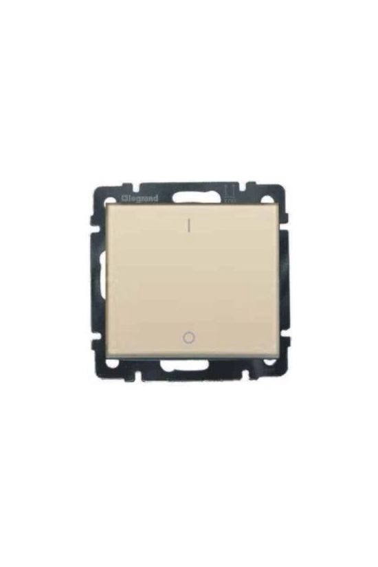 Valena 103 3P kapcsoló betét közp. fedéllel süllyesztett rugós elefántcsont IP31 1- billentyű/gomb LEGRAND - 774303