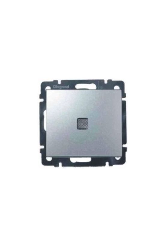 Valena 105 2x1P csillárkapcsoló betét közp. fedéllel alumínium süllyesztett IP31 2- LEGRAND - 770145