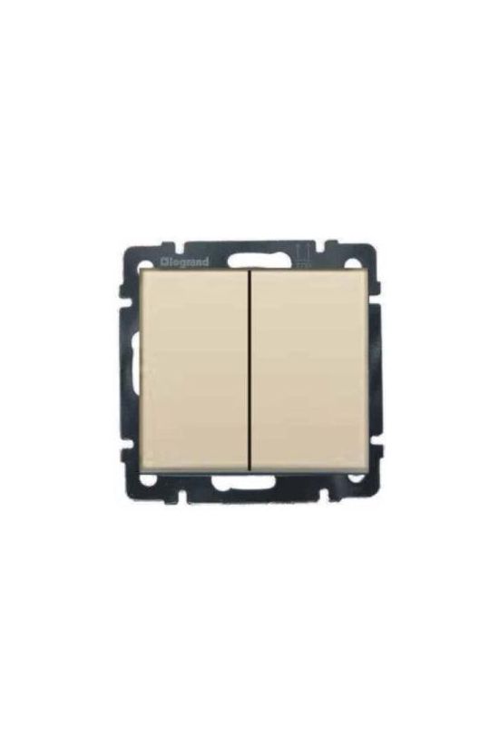 Valena 105 2x1P csillárkapcsoló betét közp. fedéllel elefántcsont süllyesztett IP31 2- LEGRAND - 774305