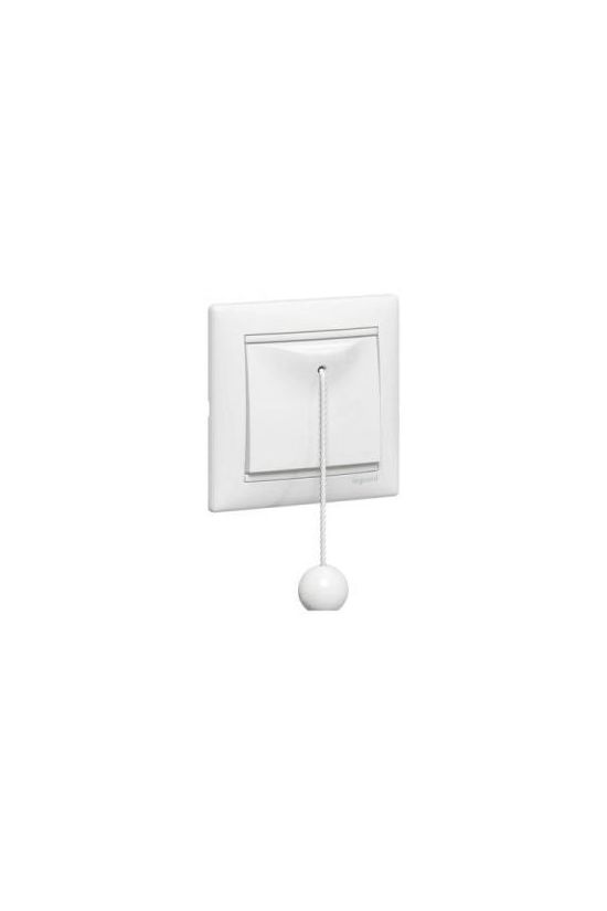 Valena 106 húzózsinóros váltókapcsoló betét közp. fedéllel fehér süllyesztett rugós IP31 LEGRAND - 774419
