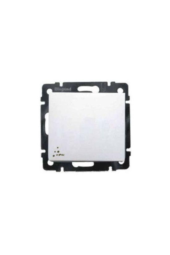 Valena 106 váltókapcsoló betét közp. fedéllel fehér süllyesztett IP44 1- billentyű/gomb LEGRAND - 774206
