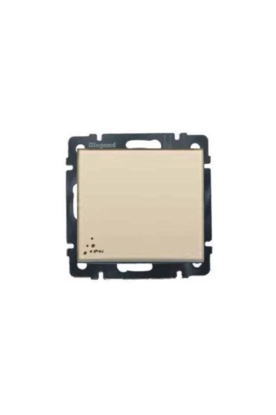 Valena 107 keresztkapcsoló betét közp. fedéllel elefántcsont süllyesztett IP44 1- billentyű/gomb LEGRAND - 774197