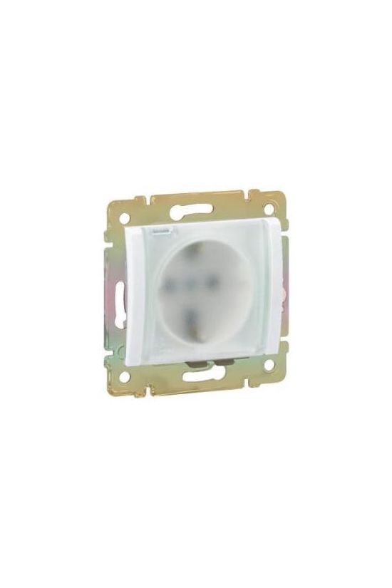 Valena 162 dugalj földelt központi fedlap fehér csapófedeles IP21 süllyesztett csavaros LEGRAND - 774422