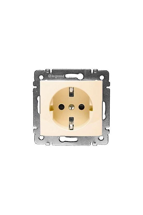 Valena 162 dugalj földelt központi fedlap gyerekzárral elefántcsont IP21 süllyesztett csavaros LEGRAND - 774321