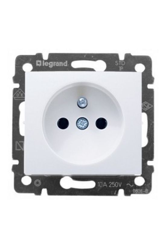 Valena 162 dugalj NF francia szabvány központi fedlap fehér IP21 süllyesztett csavaros LEGRAND - 774396