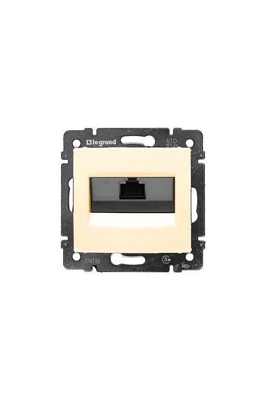 Valena adatcsatlakozó dugalj UTP RJ45 8(8) Cat5e elefántcsont csavaros LEGRAND - 774138