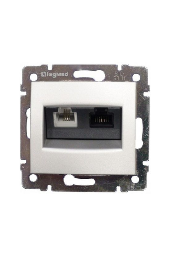 Valena adatcsatlakozó dugalj UTP RJ45 8(8) Cat5E + RJ11 Cat3 RJ45 8(8) alumínium csavaros LEGRAND - 770280