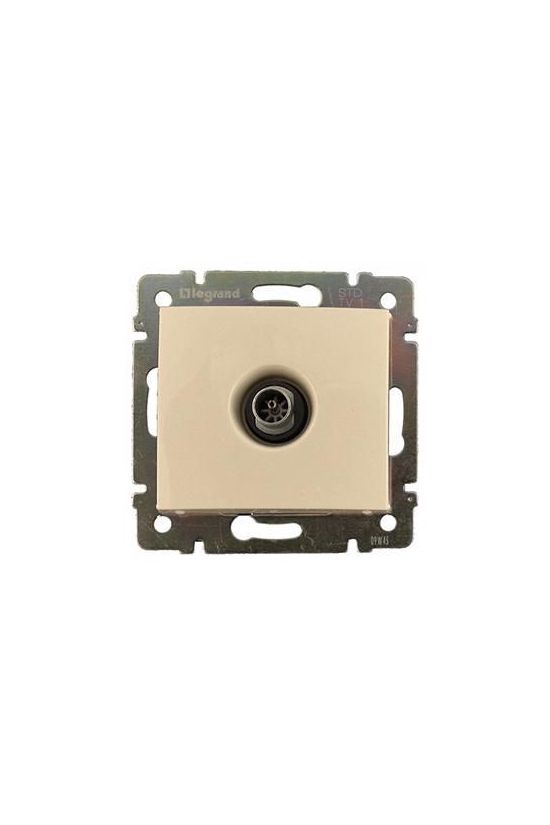 Valena antenna aljzat TV csillagpontos süllyesztett 1-kimenet végzáró 1dB/860MHz elefántcsont LEGRAND - 774329