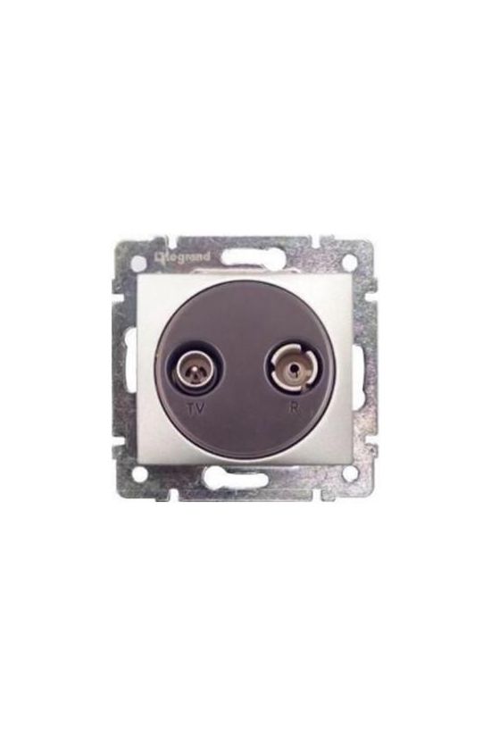 Valena antenna aljzat TV-R csillagpontos süllyesztett 2-kimenet végzáró 1.5dB/860MHz LEGRAND - 770132