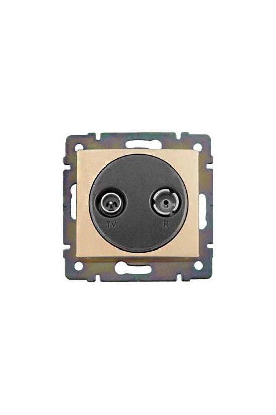 Valena antenna aljzat TV-R csillagpontos süllyesztett 2-kimenet végzáró 1.5dB/860MHz elefántcsont LEGRAND - 774332