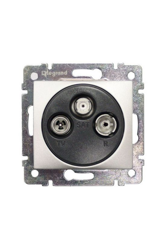 Valena antenna aljzat TV-R-SAT süllyesztett 3-kimenet MM-végzáró 10dB/860MHz LEGRAND - 770136